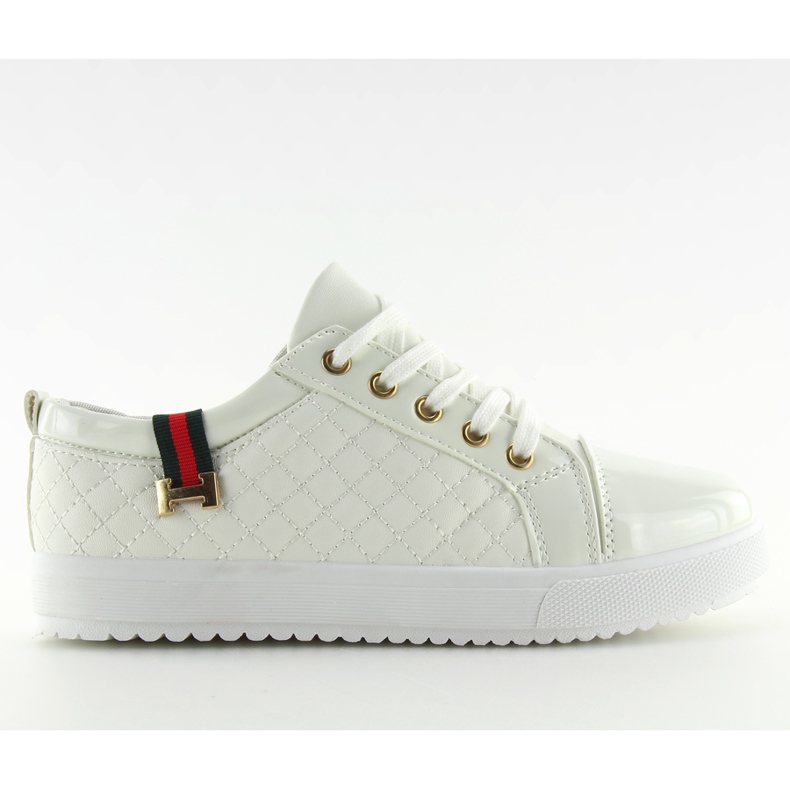 Sneakers da donna bianche LT-411B-2 bianche bianca