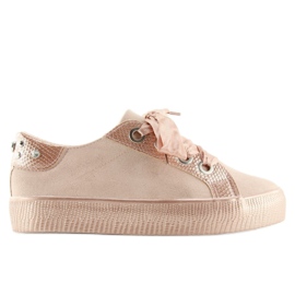 Sneakers rosa da donna BS096 BAS-1 Champagne
