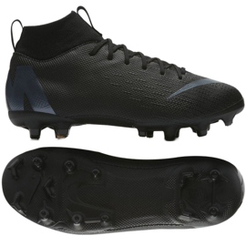 Scarpe da calcio Nike Mercurial Superfly 6 Academy Gs Mg Jr AH7337-001 nero nero