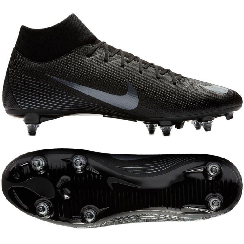 Scarpe da calcio Nike Mercurial Superfly 6 Academy Sg Pro M AH7364-001 nero nero
