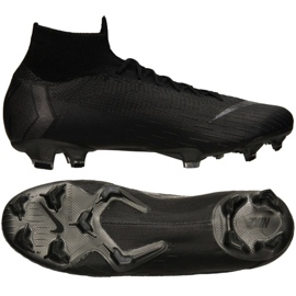 Nike Mercurial Superfly 6 Elite Fg M AH7365-001 scarpe da calcio nero nero