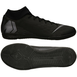 Scarpe indoor Nike Merurial Superflyx 6 Academy Ic M AH7369-001 nero nero