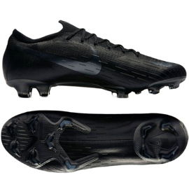 Nike Mercurial Vapor 12 Elite Fg M AH7380-001 scarpe da calcio nero nero
