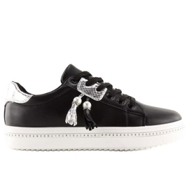 Sneakers da donna nere 88038 NERO / BIANCO
