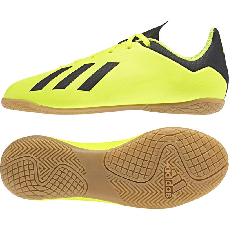 Scarpe da calcio Adidas X Tango 18.4 In Jr DB2433 giallo giallo