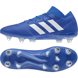 Le scarpe da calcio adidas Nemeziz 18.1 Sg M blu