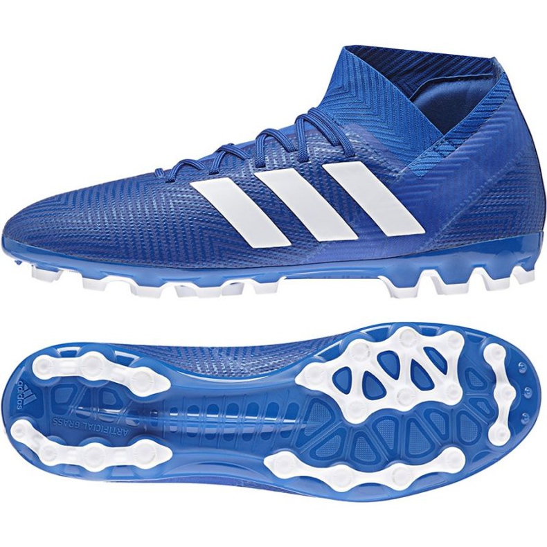 Scarpe da calcio Adidas Nemeziz 18.3 Ag M BC0301 blu blu