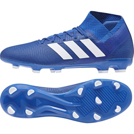 Scarpe da calcio Adidas Nemeziz 18.3 Fg M DB2109 multicolore blu