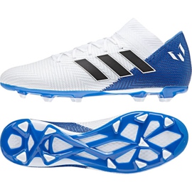 Scarpe da calcio Adidas Nemeziz 18.3 FG M DB2111 bianca
