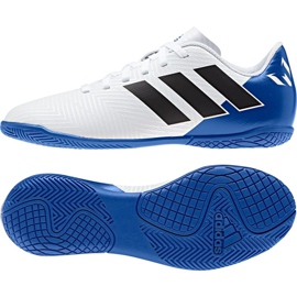 Scarpe da calcio Adidas Nemeziz Messi Tango In Jr DB2398 blu bianca