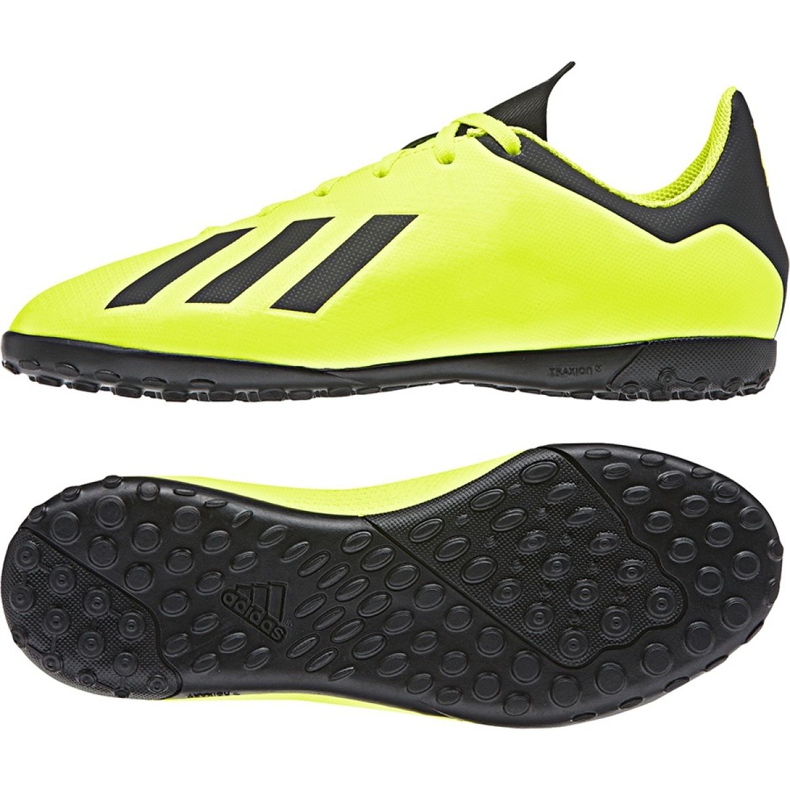 Le scarpe da calcio adidas X Tango 18.4 Tf Jr DB2435 giallo giallo