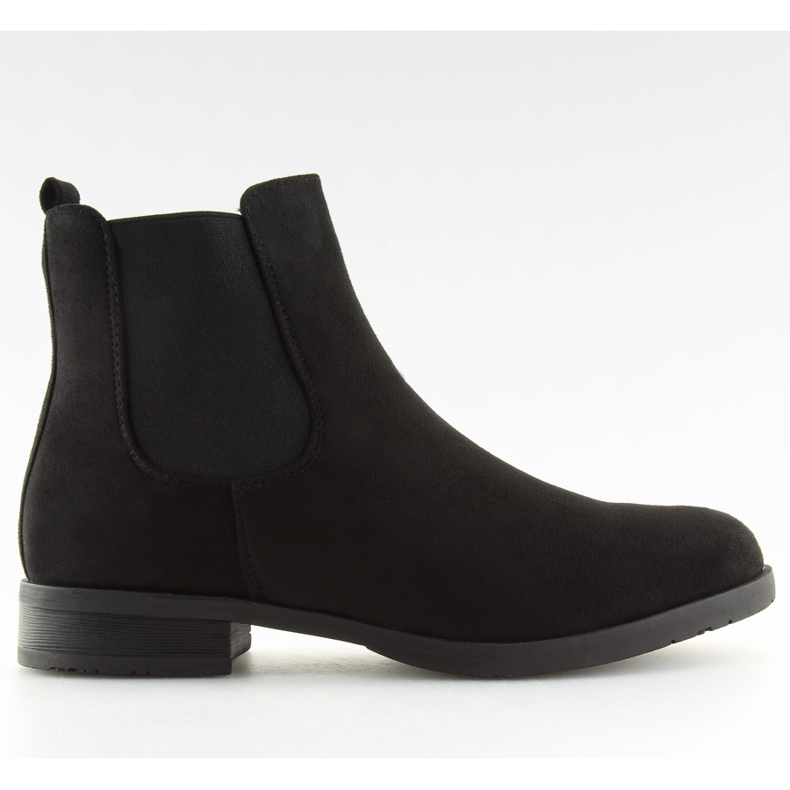 Stivali Jodhpur in camoscio nero NC721 nero