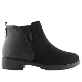 Stivaletti neri neri da donna NB225P Nero