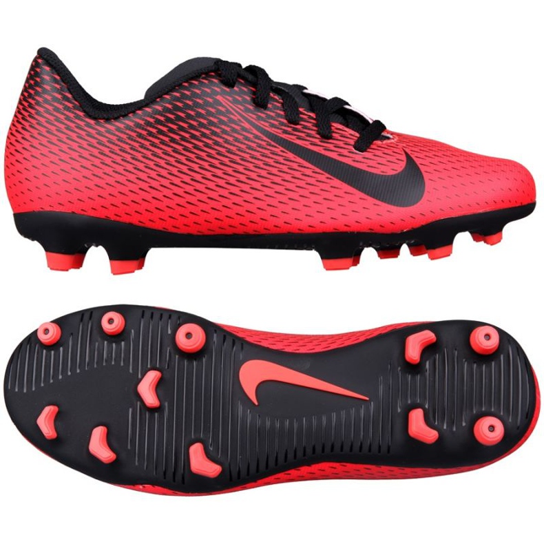 Scarpe da calcio Nike Bravata Ii Fg Jr 844442-601 rosso rosso