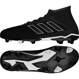 Scarpe da calcio Adidas Predator 18.2 Fg M DB1996 nero nero