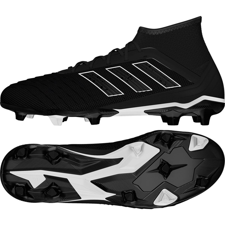Scarpe da calcio Adidas Predator 18.2 Fg M DB1996 nero nero