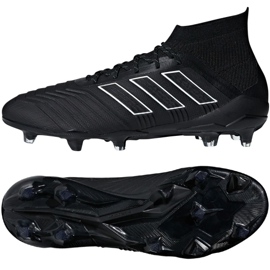 Scarpe da calcio Adidas Predator 18.1 Fg M DB2038 nero nero