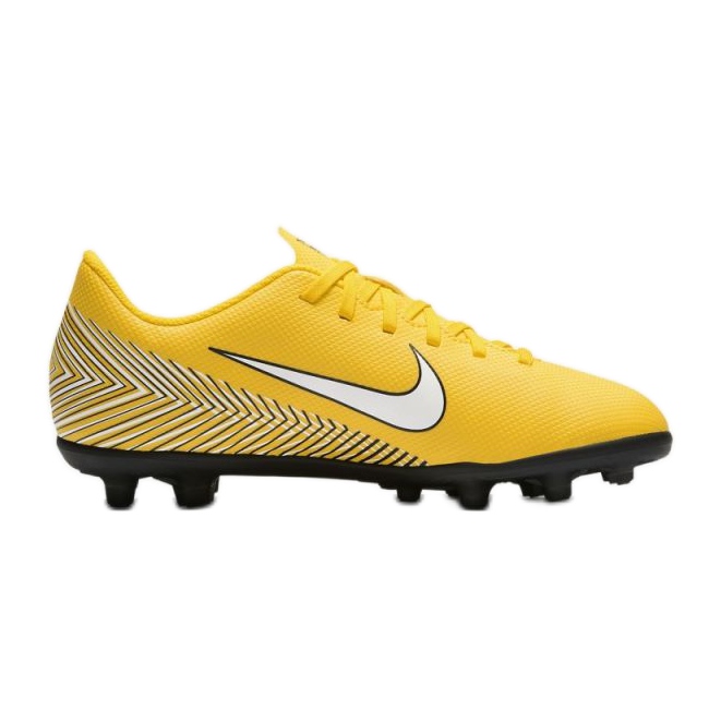Nike Mercurial Vapor 12 Club Neymar Mg Jr AO9472-710 scarpe da calcio multicolore gialli