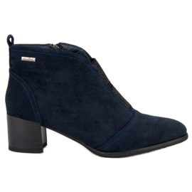 Filippo Stivali blu navy alla moda