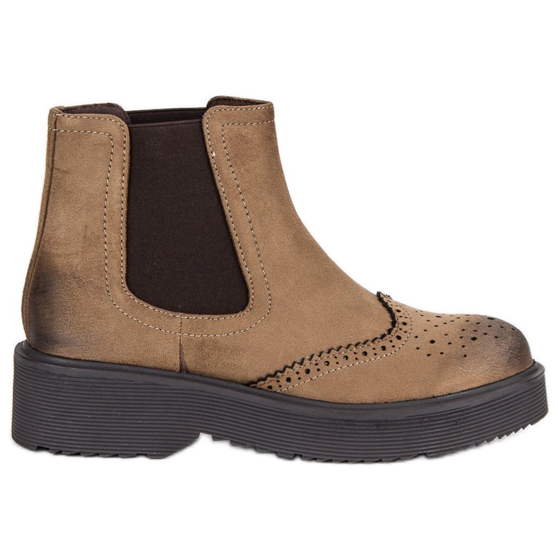 Corina Comodi stivali in camoscio marrone