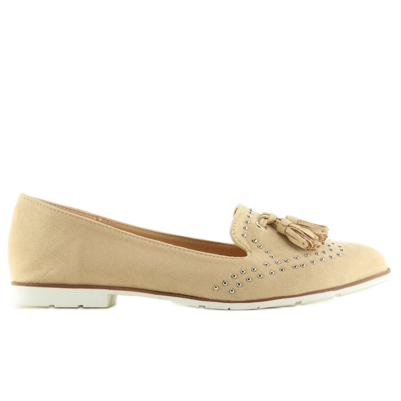Mocassini da donna beige 22-05 Beige