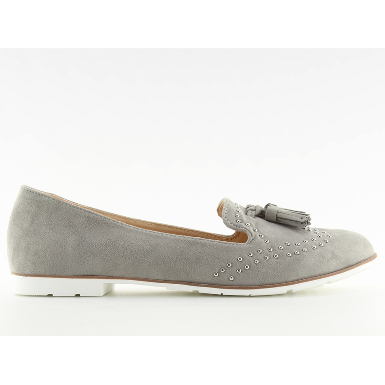 Mocassini grigi da donna 22-05 Grigio