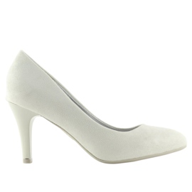 Décolleté con punta a mandorla grigio B-41 Grey