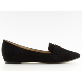 Mocassini neri alla mandorla DO-38 neri nero