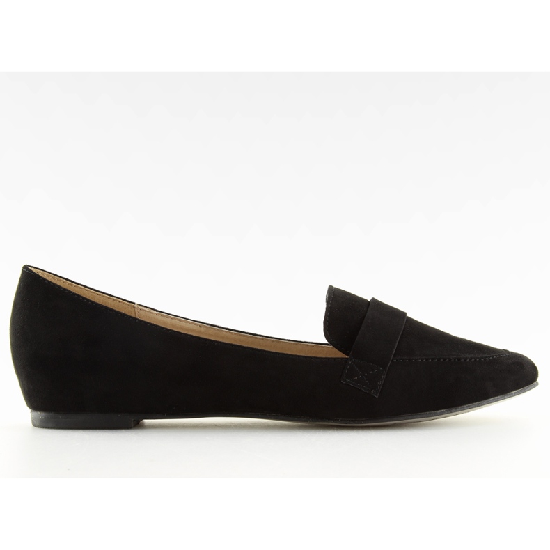 Mocassini neri alla mandorla DO-38 neri nero