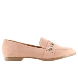 Rosa Mocassini rosa da donna FF079 Rosa