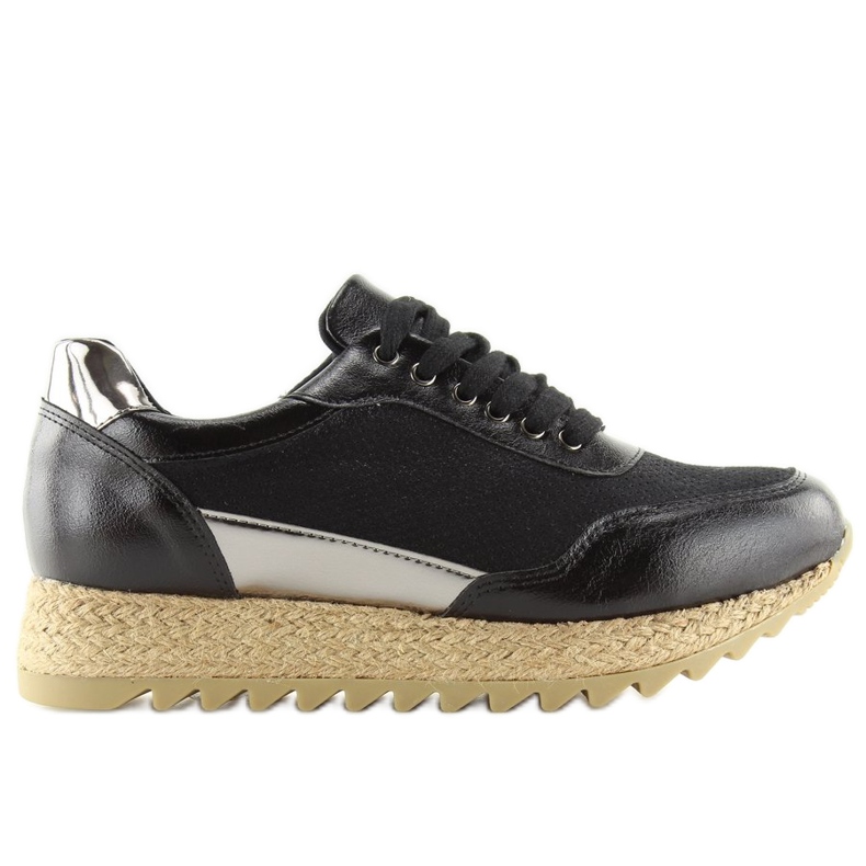 Nero 99-06 Scarpe sportive espadrillas nere