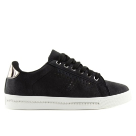 Nero BM1971 Sneakers nere con pietre