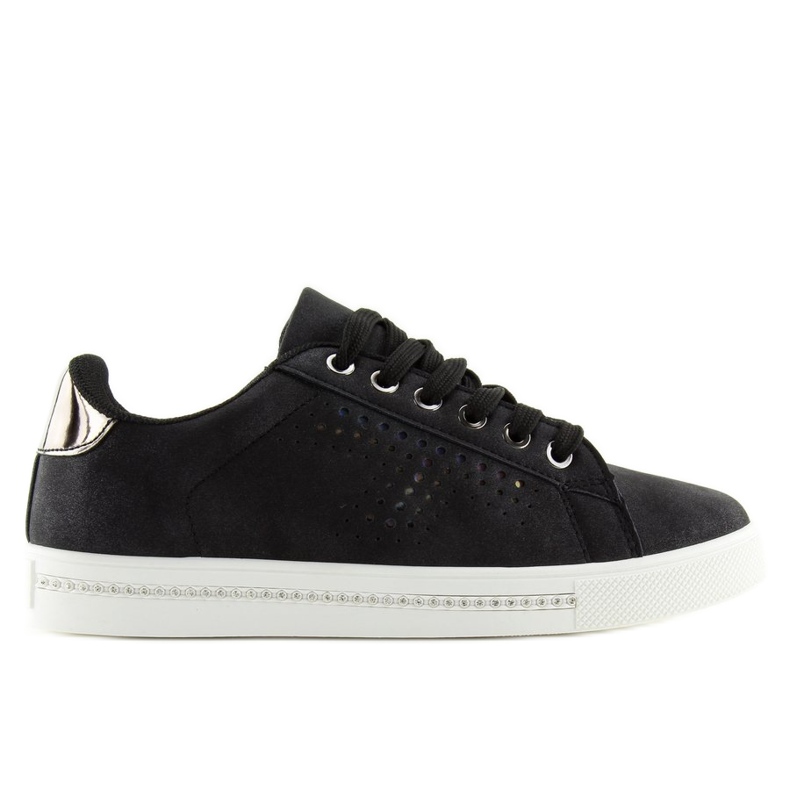 Nero BM1971 Sneakers nere con pietre