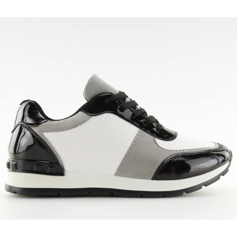 Scarpe sportive da donna bianche e nere G-84 Black bianca
