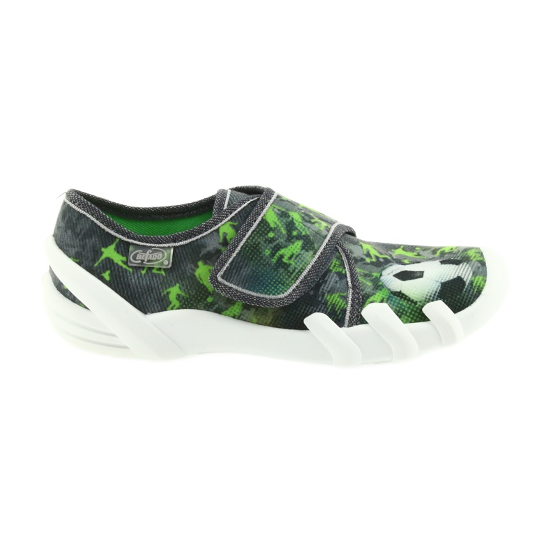 Befado scarpe per bambini pantofole sneakers 273y231 grigio verde
