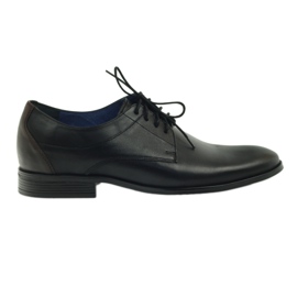Nikopol Scarpe in pelle maschile formali nere 1677 nero