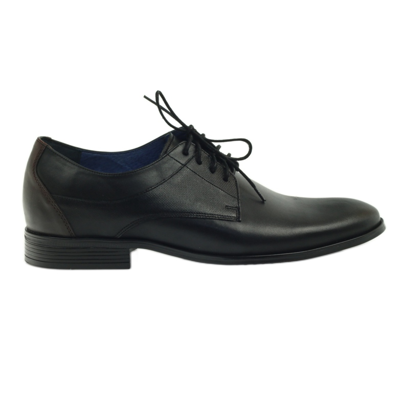 Nikopol Scarpe in pelle maschile formali nere 1677 nero