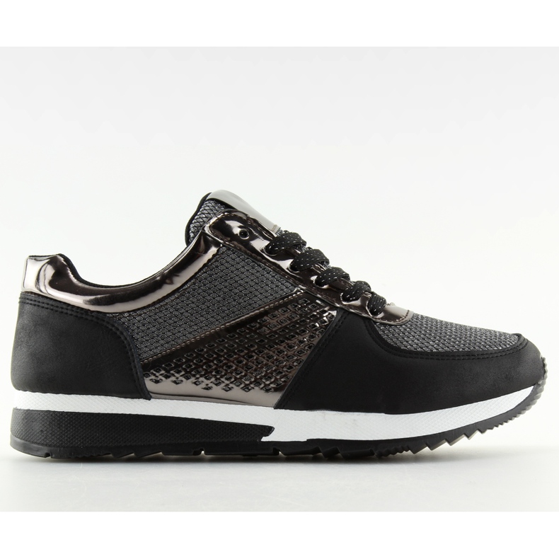Scarpe sportive da donna nere N007 nere nero