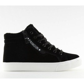 Sneaker nere calde alla caviglia W-3072 Black nero