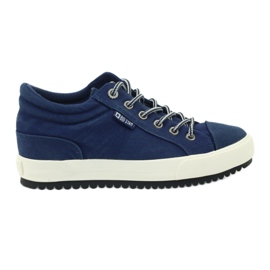 Sneakers con zeppa Big Star 274502 blu navy
