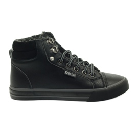 Sneakers sportive con pelliccia Big Star nero