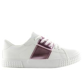 Sneakers da donna bianche e rosa M896 WHITE/ROSA bianco viola