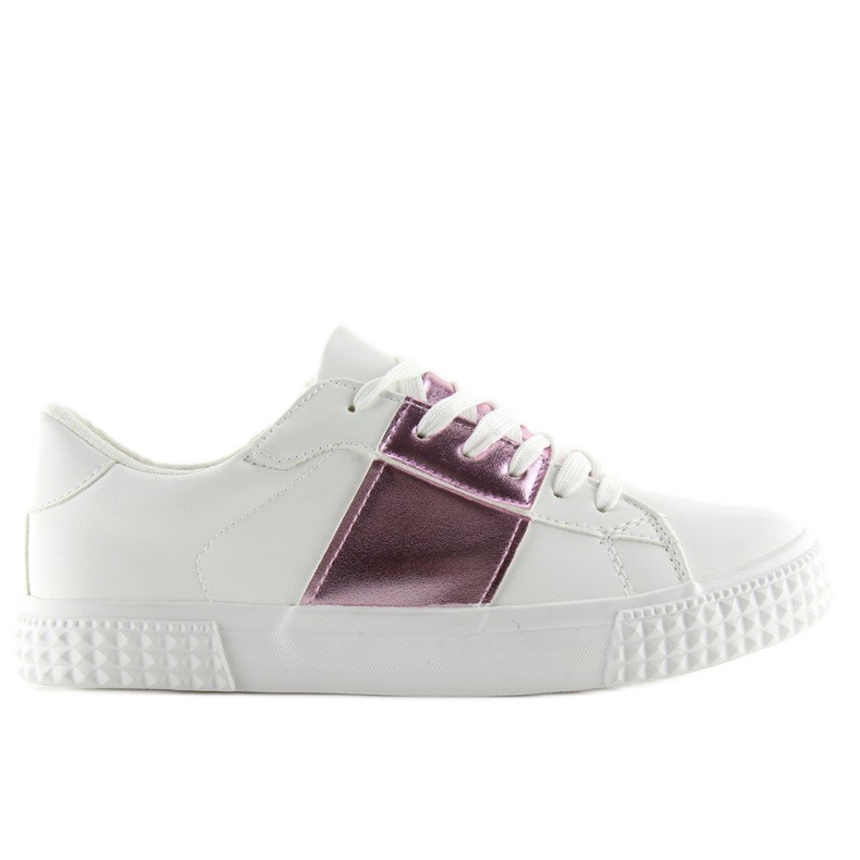 Sneakers da donna bianche e rosa M896 WHITE/ROSA bianca viola