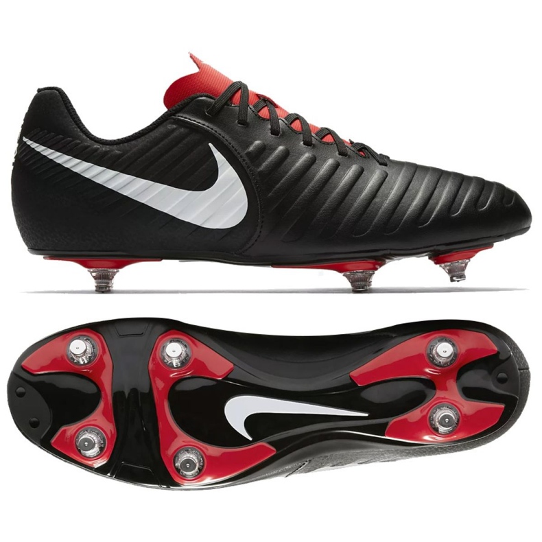 Scarpa da calcio Nike Tiempo Legend 7 Club Sg M AH8800-006 nero nero