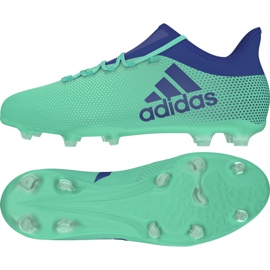 Scarpe da calcio Adidas X 17.2 Fg M CP9189 multicolore verde