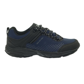 Softshell da trekking sportivo DK 19503 nero blu navy