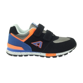 American Club Scarpe sportive americane ADI per bambini 15110 nere nero