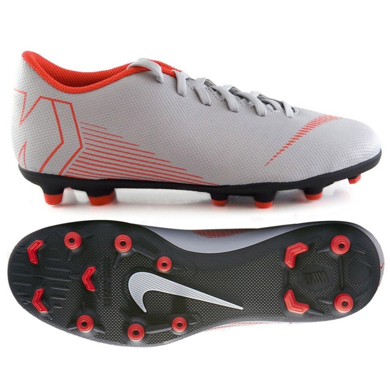 Nike Mercurial Vapor 12 Club M AH7378-060 scarpe da calcio multicolore grigio