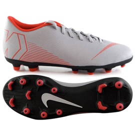 Nike Mercurial Vapor 12 Club Gs Mg Jr AH7350-060 scarpe da calcio multicolore bianca