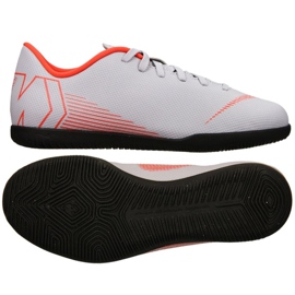 Scarpe indoor Nike Mercurial Vapor 12 Club Gs Ic Jr AH7354-060 multicolore bianca